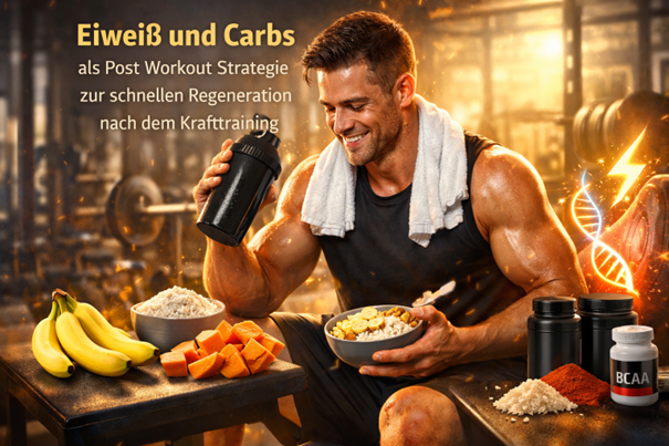Eiweiß und Kohlenhydrate nach dem Training – optimale Regeneration und Muskelaufbau